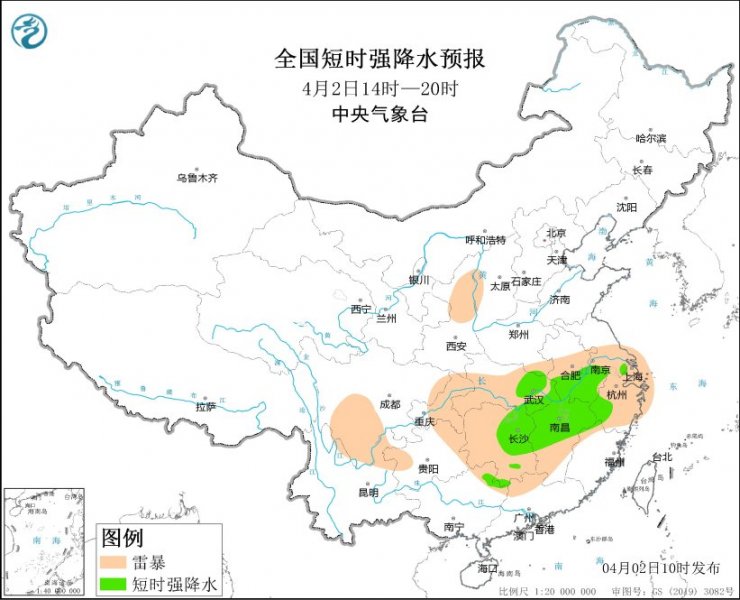 湖南江西湖北安徽等地将有强对流天气