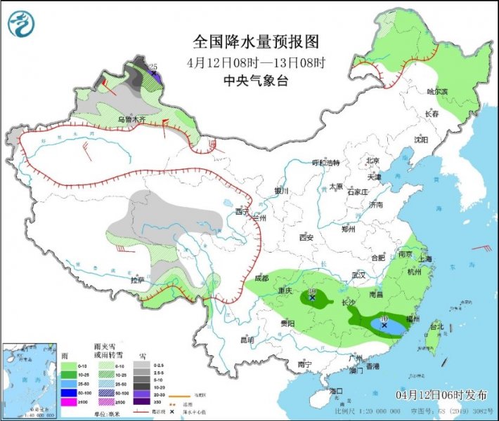 南方地区雨水频繁  北方地区大风降温沙尘天气即将开启