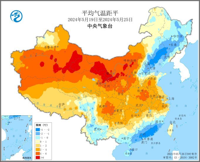 本周全国农区大部水热适宜作物生长