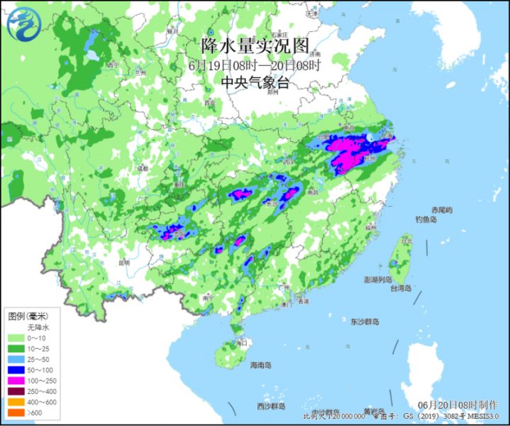   明日长江中下游等地降雨增强 华北东北等地警惕强对流天气