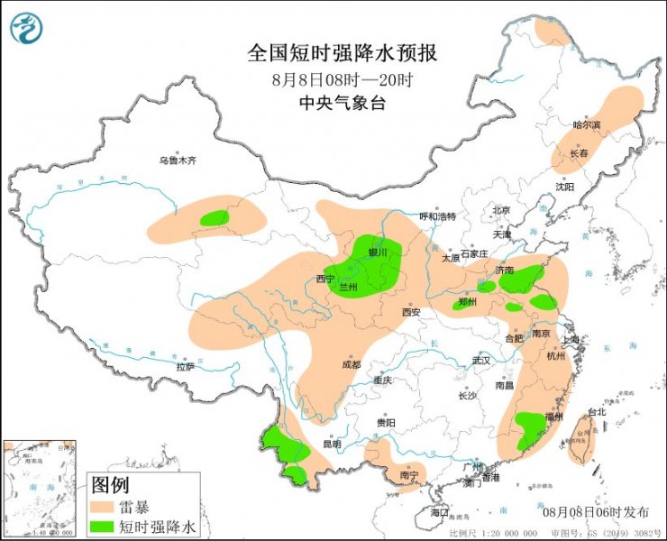 内蒙古甘肃宁夏陕西等地将有强对流天气