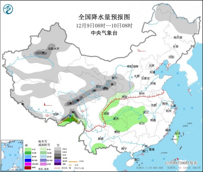 冷空气源源不断影响我国 西北地区多雨雪