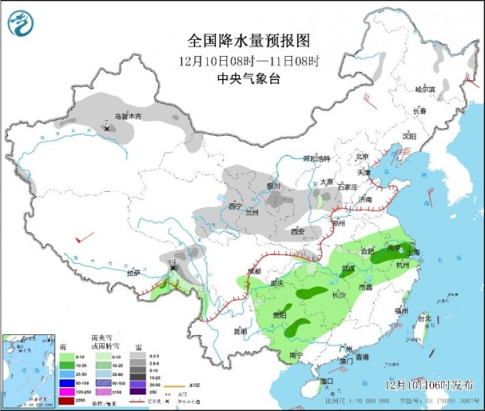 又将有冷空气影响我国 气温起伏雨雪较弱