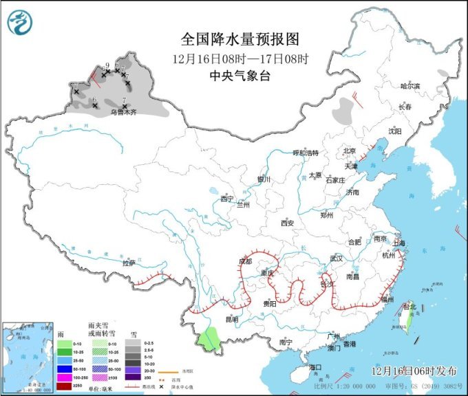 未来一周冷空气活跃气温多起伏 中东部地区降水稀少