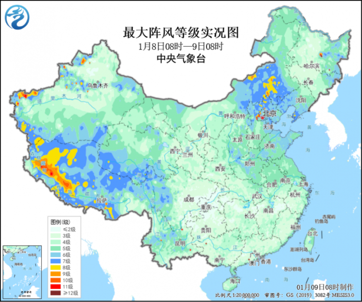 冷空气将频繁影响我国 东部和南部海域风力较大