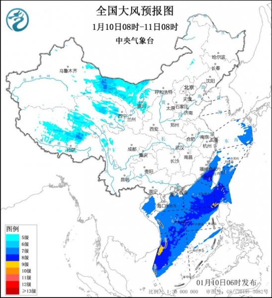 冷空气接踵而至将带来大风降温天气 10日至12日影响区域偏西