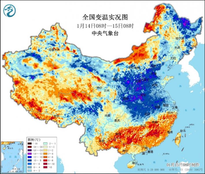 江淮江南华南等地降温明显  未来一周全国大部地区降水稀少  