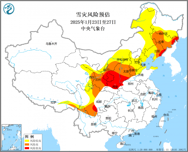 寒潮自西向东影响我国 北方设施农业和畜牧业雪灾风险高