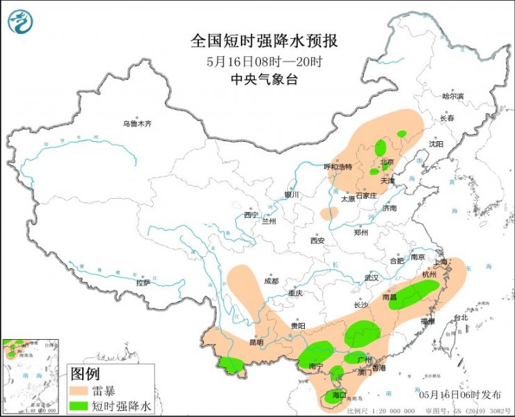 河北北京内蒙古辽宁等地将有强对流天气