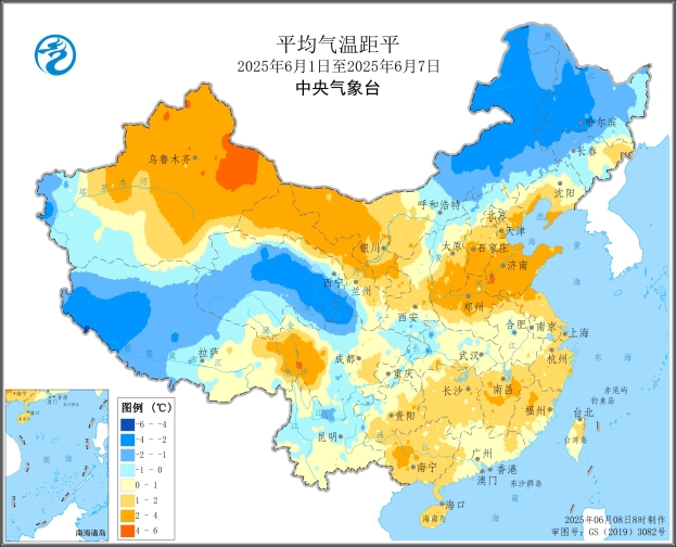 未来十天华北南部黄淮陕西高温少雨影响夏种  长江中下游多强降雨及时排涝降渍