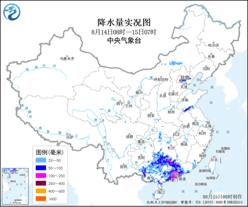 东北华北等地警惕强对流天气  今日贵州广西等地有强降雨