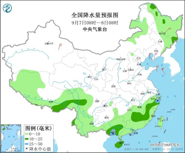 陕西四川等局地有较强降雨 华北东北降水降温