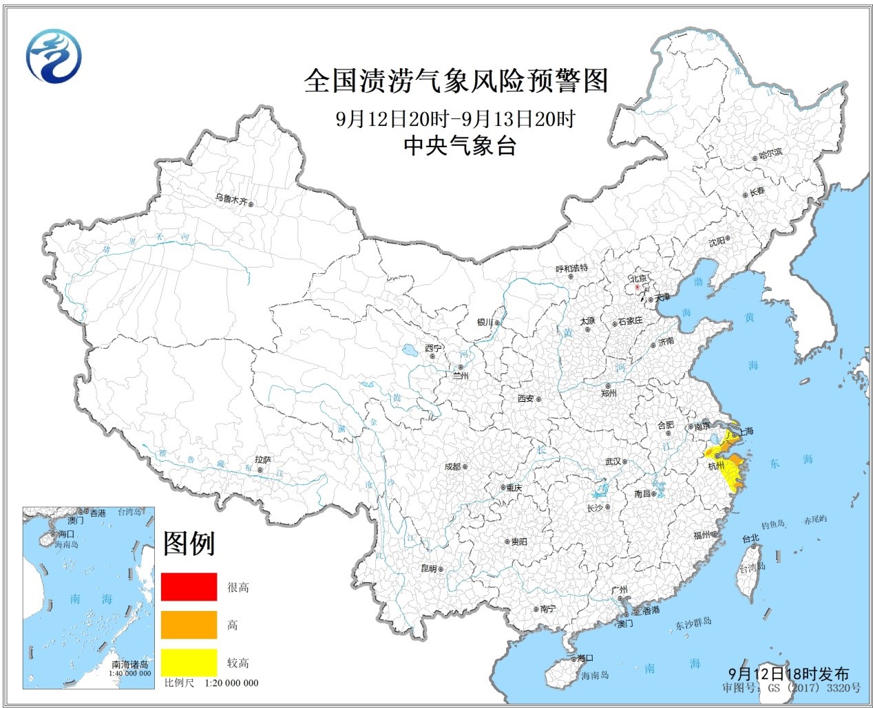 浙沪局部渍涝气象风险高 加强防范农田渍害