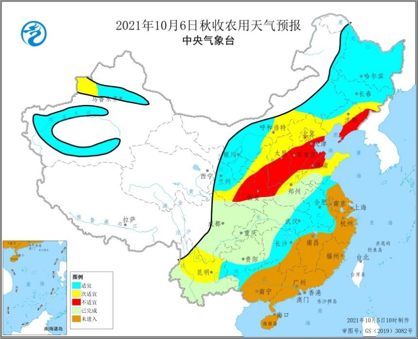 西北华北黄淮北部等地降水不利秋收秋种