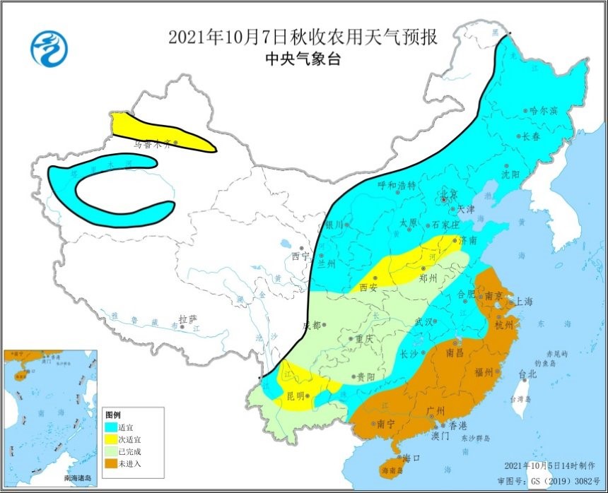 西北华北黄淮北部等地降水不利秋收秋种